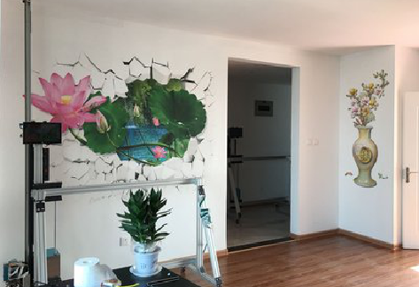 遂昌墙体彩绘相比墙纸的优势。